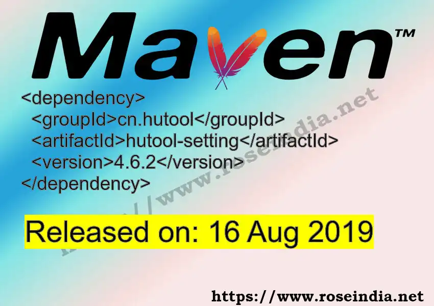 Maven dependency for GROUP_ID - ARTIFACT_ID version VERSION_ID is released. Learn to use ARTIFACT_ID version VERSION_ID in Maven based Java projects