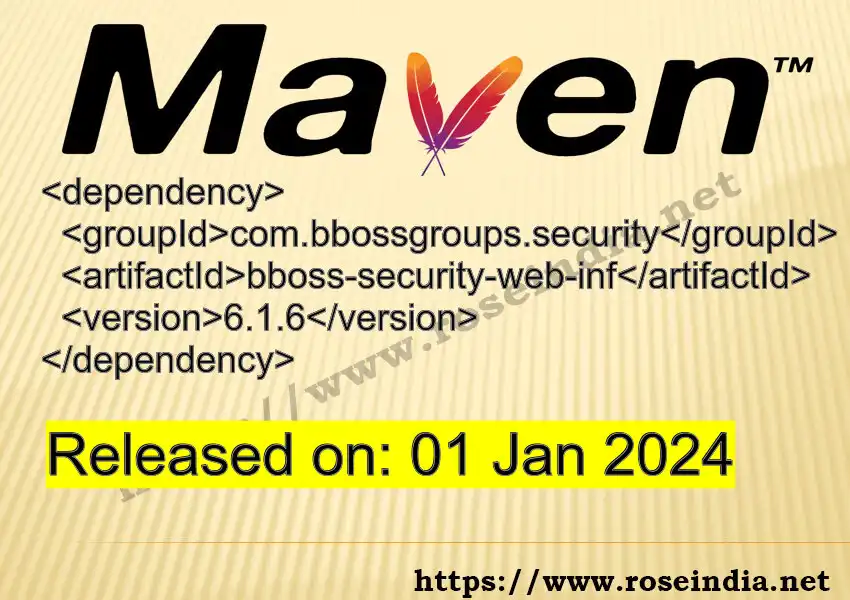 Maven dependency for GROUP_ID - ARTIFACT_ID version VERSION_ID is released. Learn to use ARTIFACT_ID version VERSION_ID in Maven based Java projects