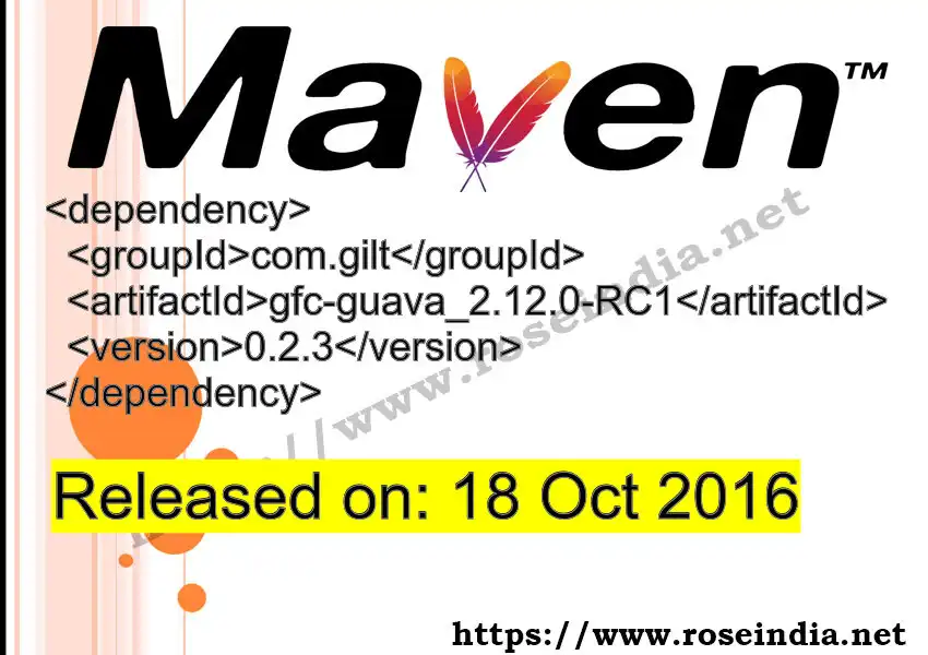Gfc Guava_2.12.0 RC1 gfc-guava_2.12.0-RC1 Latest Version