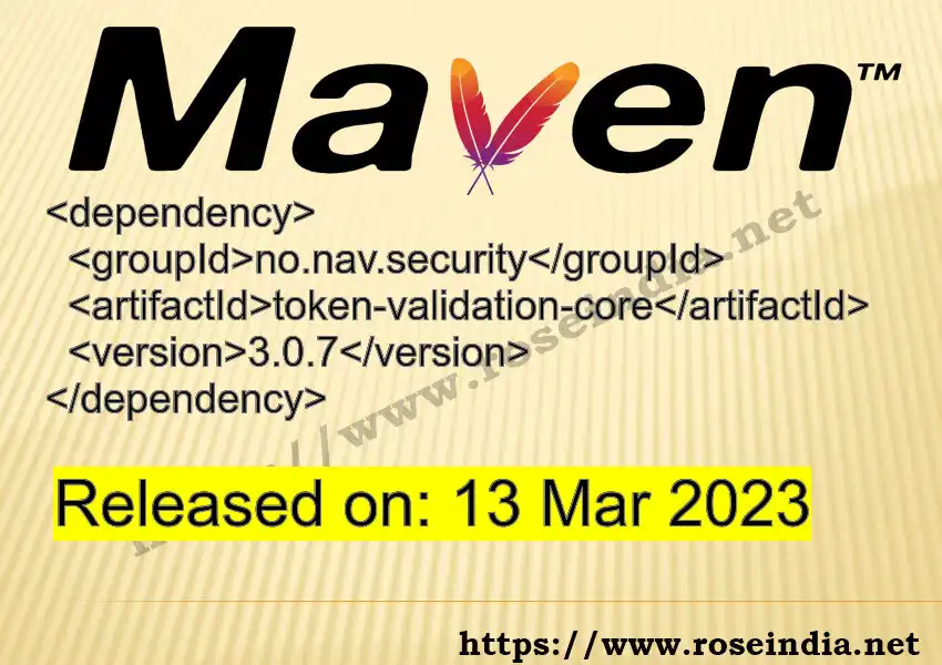 Maven dependency for GROUP_ID - ARTIFACT_ID version VERSION_ID is released. Learn to use ARTIFACT_ID version VERSION_ID in Maven based Java projects
