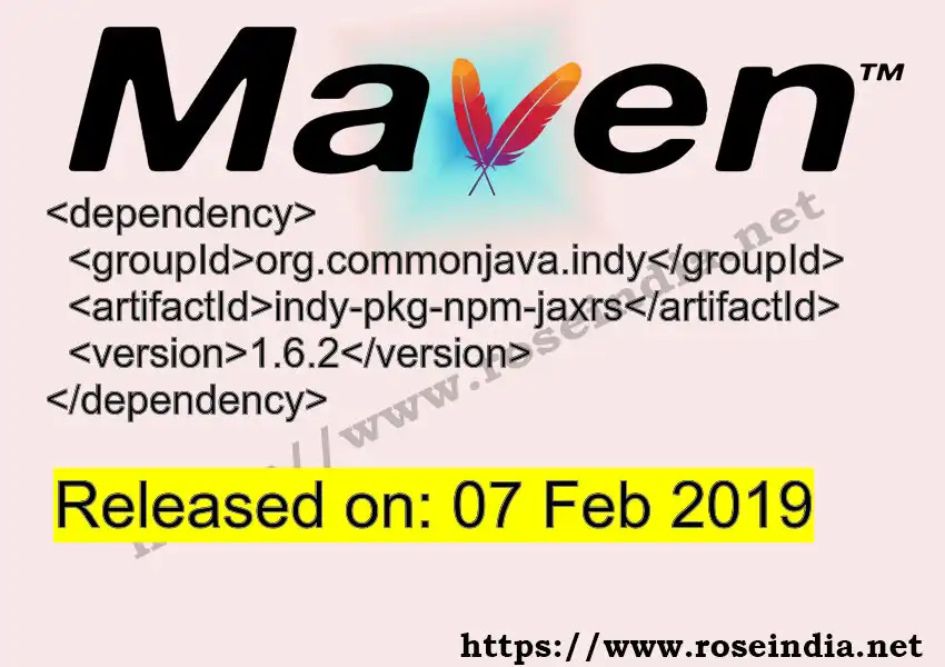 Maven dependency for GROUP_ID - ARTIFACT_ID version VERSION_ID is released. Learn to use ARTIFACT_ID version VERSION_ID in Maven based Java projects