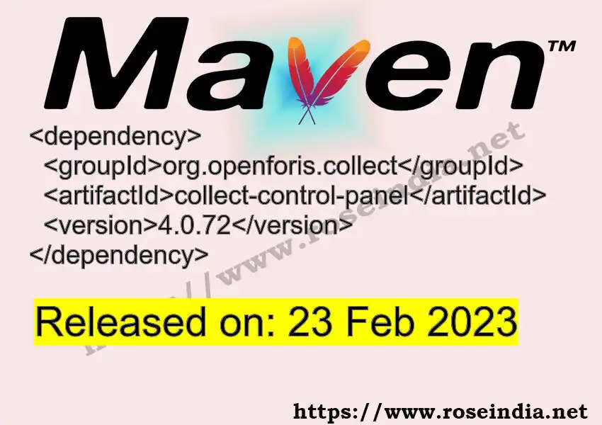 Maven dependency for GROUP_ID - ARTIFACT_ID version VERSION_ID is released. Learn to use ARTIFACT_ID version VERSION_ID in Maven based Java projects
