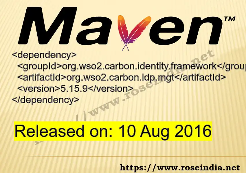 Maven dependency for GROUP_ID - ARTIFACT_ID version VERSION_ID is released. Learn to use ARTIFACT_ID version VERSION_ID in Maven based Java projects