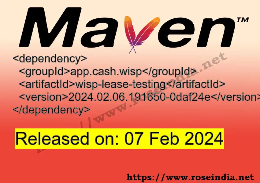 Maven dependency for GROUP_ID - ARTIFACT_ID version VERSION_ID is released. Learn to use ARTIFACT_ID version VERSION_ID in Maven based Java projects