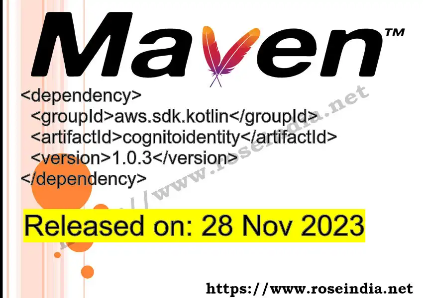 Maven dependency for GROUP_ID - ARTIFACT_ID version VERSION_ID is released. Learn to use ARTIFACT_ID version VERSION_ID in Maven based Java projects