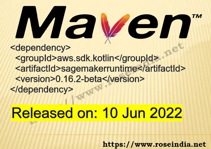 Maven dependency for  GROUP_ID - ARTIFACT_ID version VERSION_ID is released. Learn to use  ARTIFACT_ID version VERSION_ID in Maven based Java projects