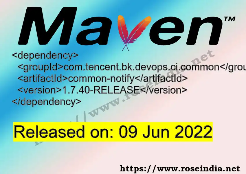 Maven dependency for  GROUP_ID - ARTIFACT_ID version VERSION_ID is released. Learn to use  ARTIFACT_ID version VERSION_ID in Maven based Java projects