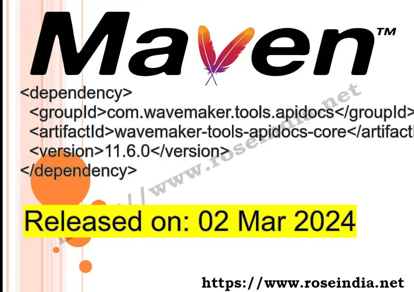 Wavemaker Tools Apidocs Core wavemaker-tools-apidocs-core Latest Version
