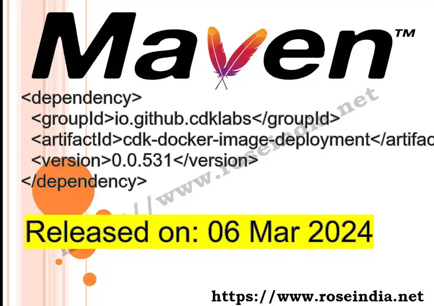 Maven dependency for GROUP_ID - ARTIFACT_ID version VERSION_ID is released. Learn to use ARTIFACT_ID version VERSION_ID in Maven based Java projects
