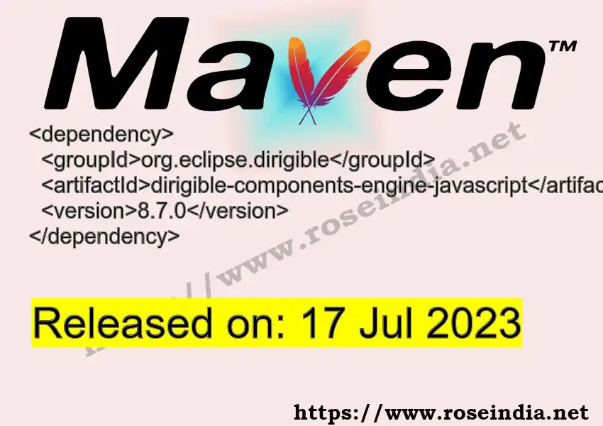 Maven dependency for GROUP_ID - ARTIFACT_ID version VERSION_ID is released. Learn to use ARTIFACT_ID version VERSION_ID in Maven based Java projects