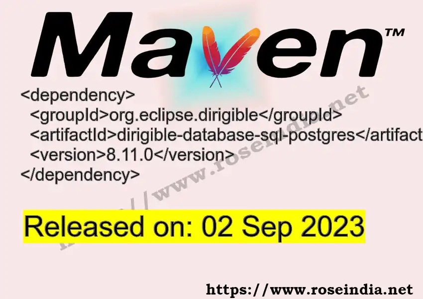 Maven dependency for GROUP_ID - ARTIFACT_ID version VERSION_ID is released. Learn to use ARTIFACT_ID version VERSION_ID in Maven based Java projects