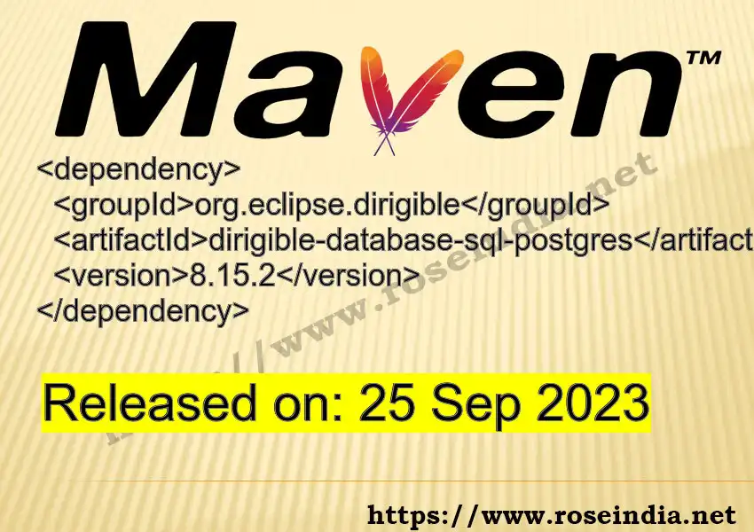 Maven dependency for GROUP_ID - ARTIFACT_ID version VERSION_ID is released. Learn to use ARTIFACT_ID version VERSION_ID in Maven based Java projects