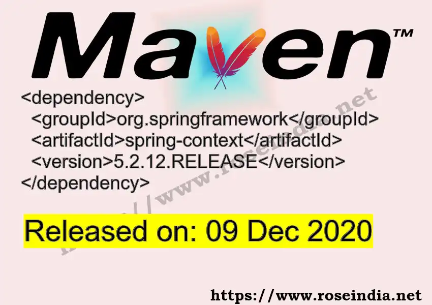 Maven dependency for GROUP_ID - ARTIFACT_ID version VERSION_ID is released. Learn to use ARTIFACT_ID version VERSION_ID in Maven based Java projects