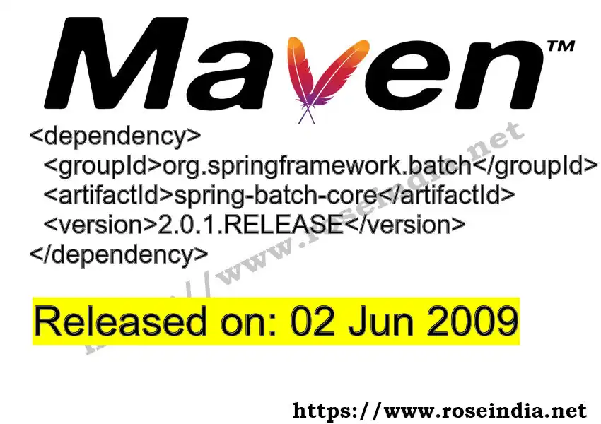 Maven dependency for  GROUP_ID - ARTIFACT_ID version VERSION_ID is released. Learn to use  ARTIFACT_ID version VERSION_ID in Maven based Java projects