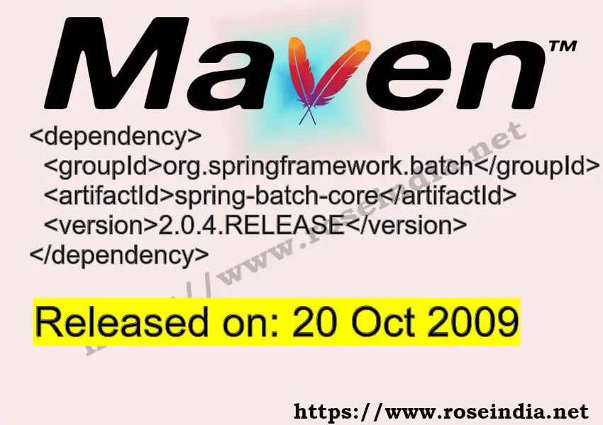 Maven dependency for GROUP_ID - ARTIFACT_ID version VERSION_ID is released. Learn to use ARTIFACT_ID version VERSION_ID in Maven based Java projects