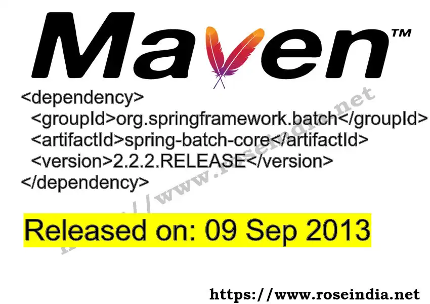 Maven dependency for  GROUP_ID - ARTIFACT_ID version VERSION_ID is released. Learn to use  ARTIFACT_ID version VERSION_ID in Maven based Java projects