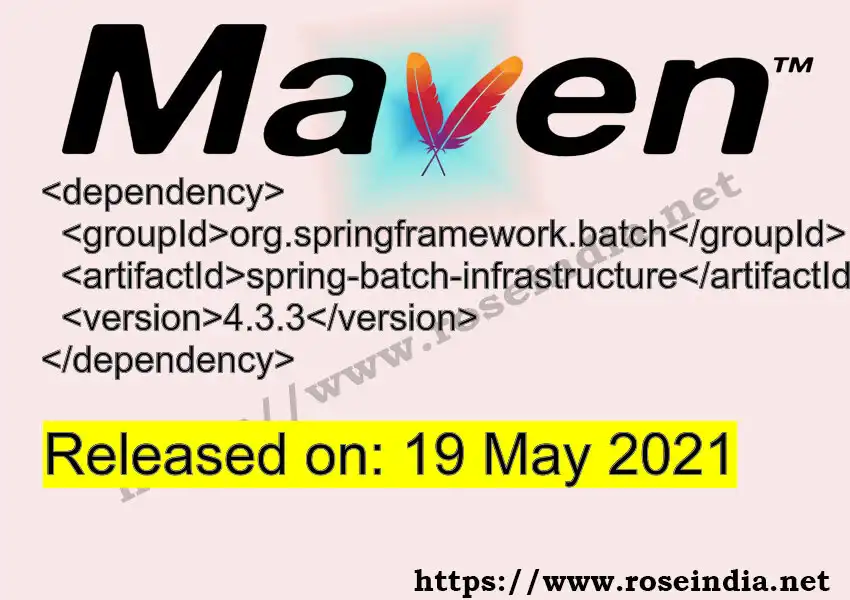 Maven dependency for  GROUP_ID - ARTIFACT_ID version VERSION_ID is released. Learn to use  ARTIFACT_ID version VERSION_ID in Maven based Java projects