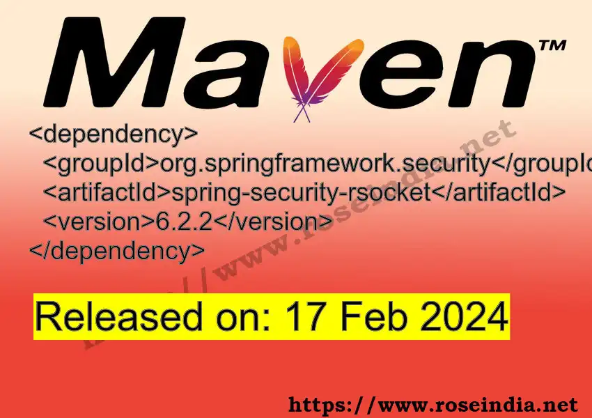 Maven dependency for GROUP_ID - ARTIFACT_ID version VERSION_ID is released. Learn to use ARTIFACT_ID version VERSION_ID in Maven based Java projects