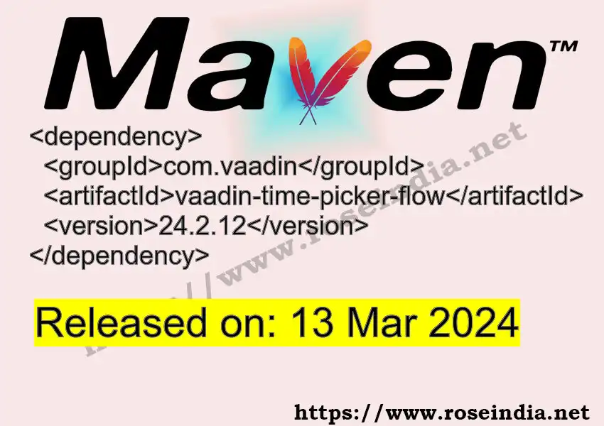 Maven dependency for GROUP_ID - ARTIFACT_ID version VERSION_ID is released. Learn to use ARTIFACT_ID version VERSION_ID in Maven based Java projects
