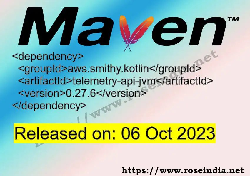 Maven dependency for GROUP_ID - ARTIFACT_ID version VERSION_ID is released. Learn to use ARTIFACT_ID version VERSION_ID in Maven based Java projects