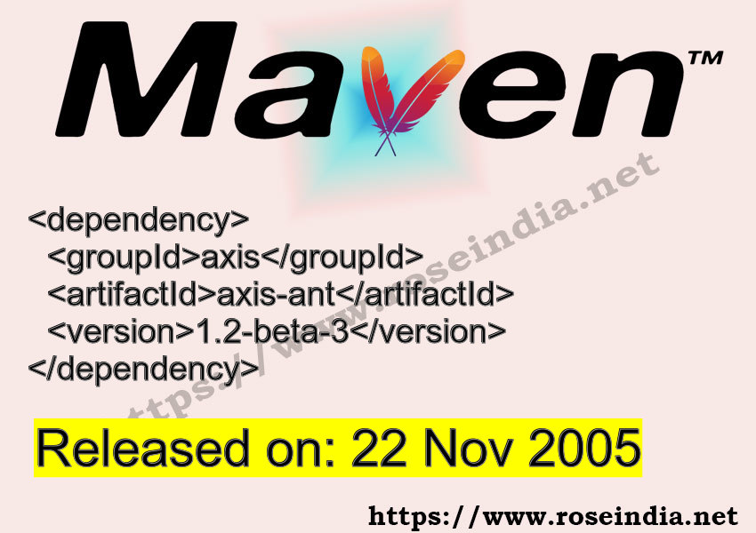 Maven Dependency release