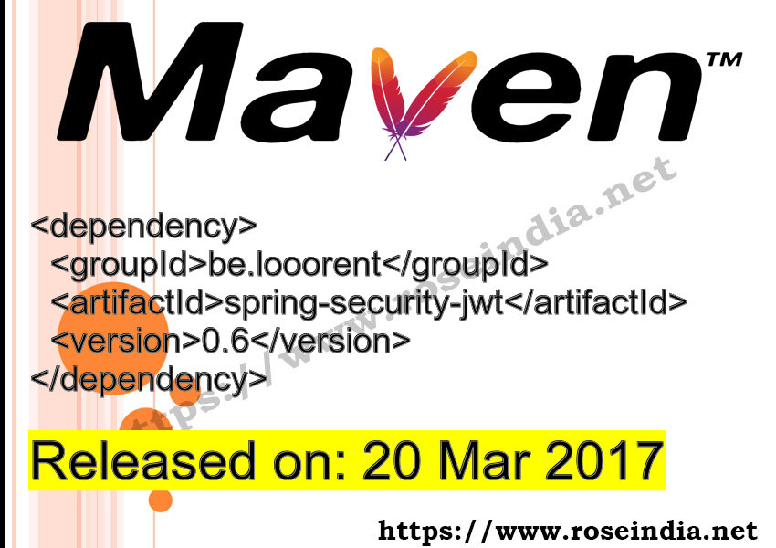 Maven Dependency release