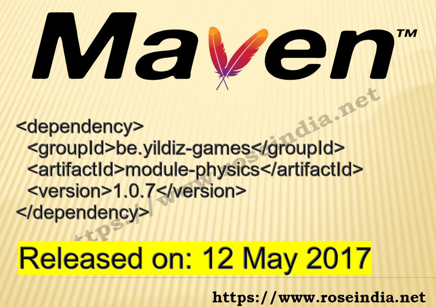Maven Dependency release
