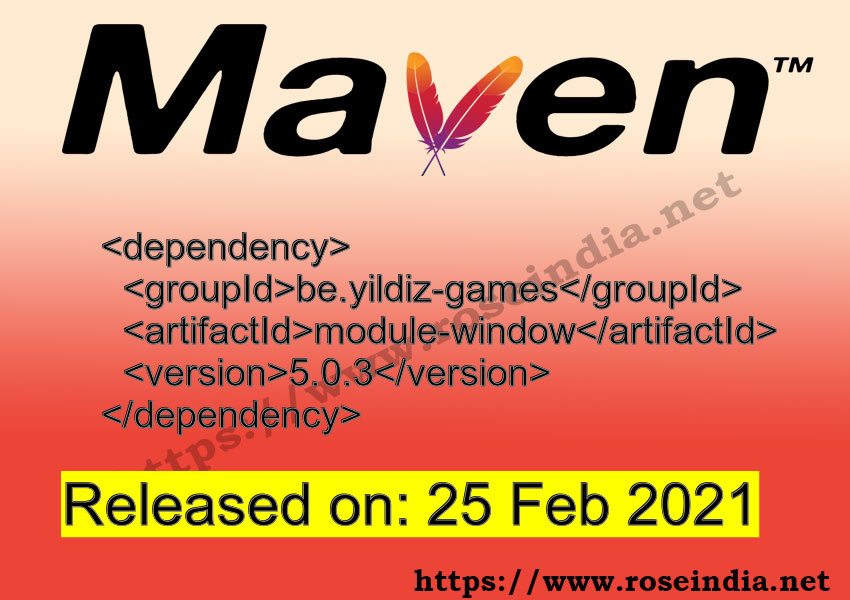 Maven Dependency release