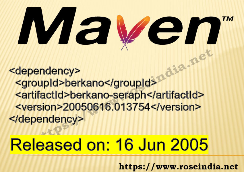 Maven Dependency release