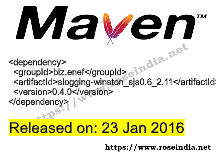 Maven Dependency release