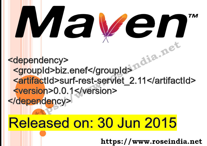 Maven Dependency release