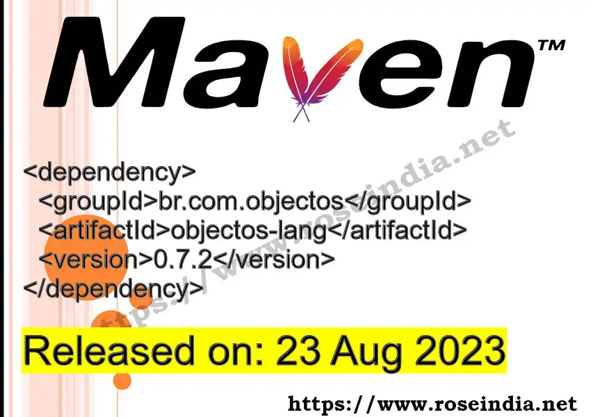 Maven dependency for GROUP_ID - ARTIFACT_ID version VERSION_ID is released. Learn to use ARTIFACT_ID version VERSION_ID in Maven based Java projects