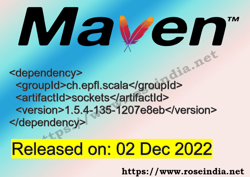 Maven Dependency release