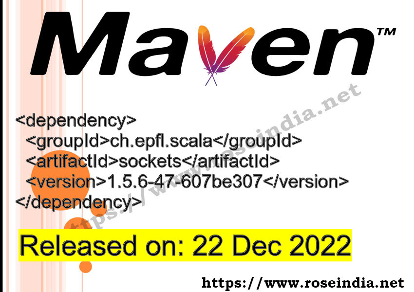 Maven Dependency release