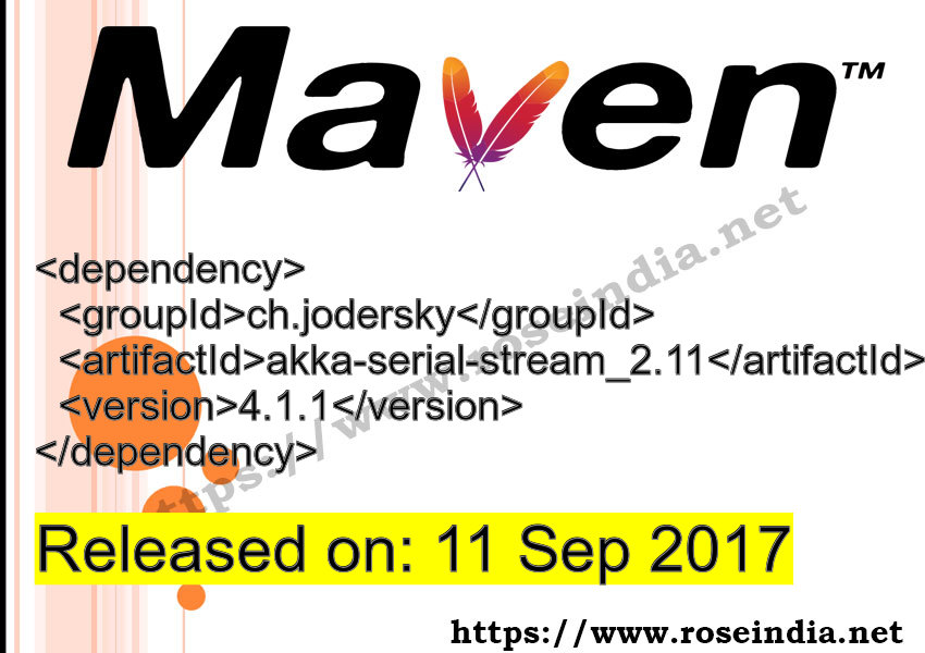 Maven Dependency release