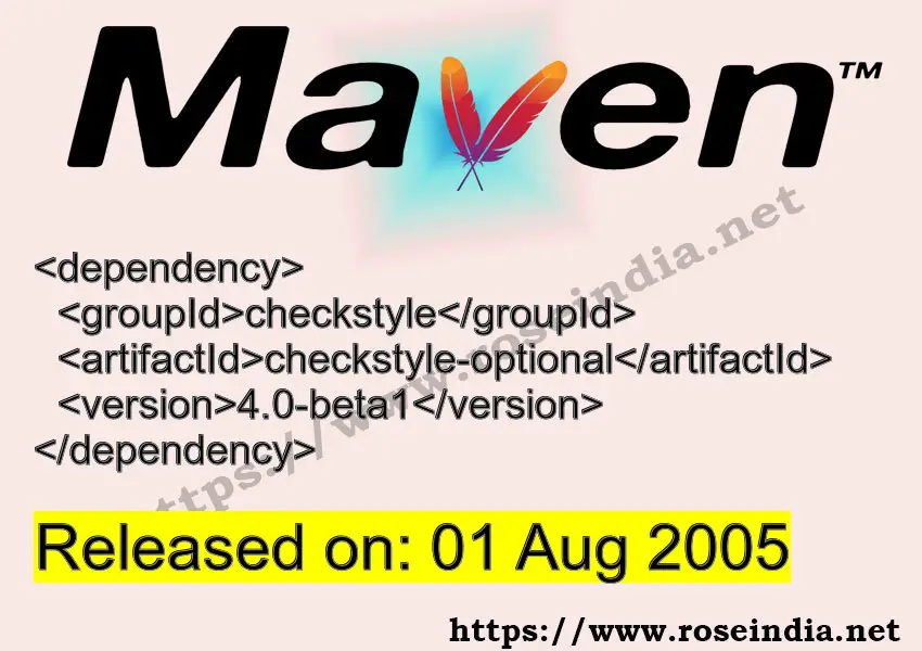 Maven Dependency release