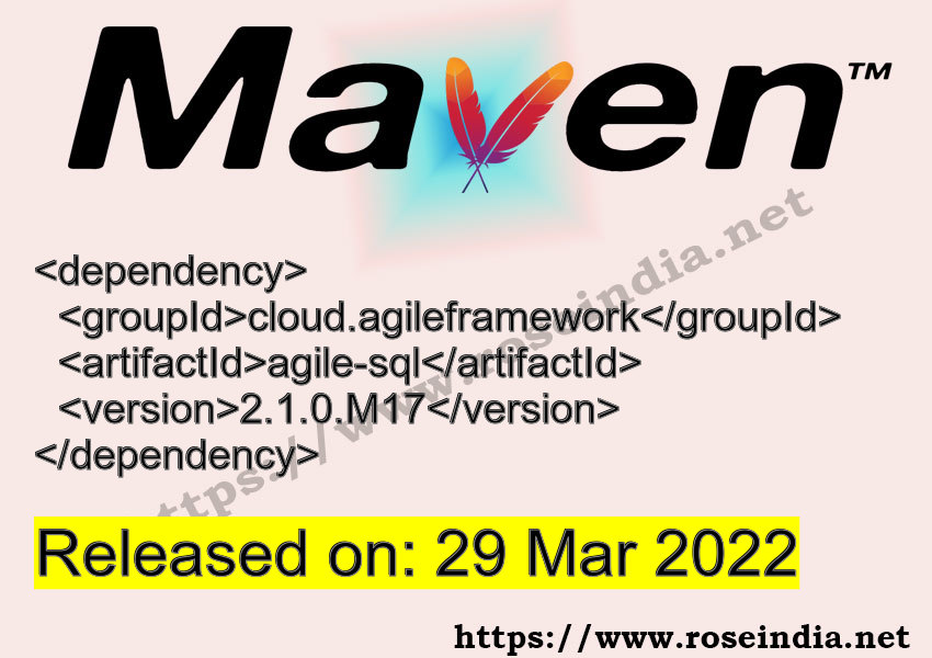 Maven Dependency release