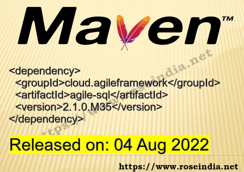 Maven Dependency release