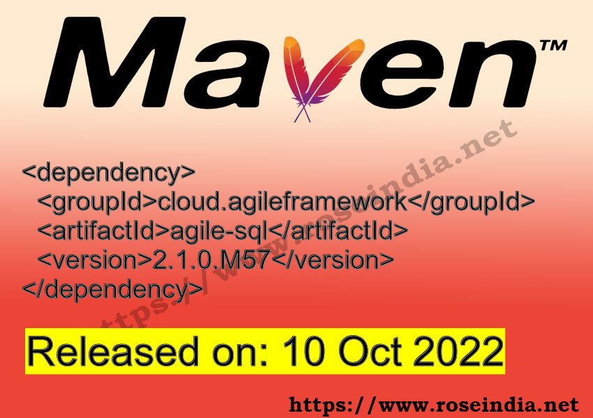 Maven Dependency release