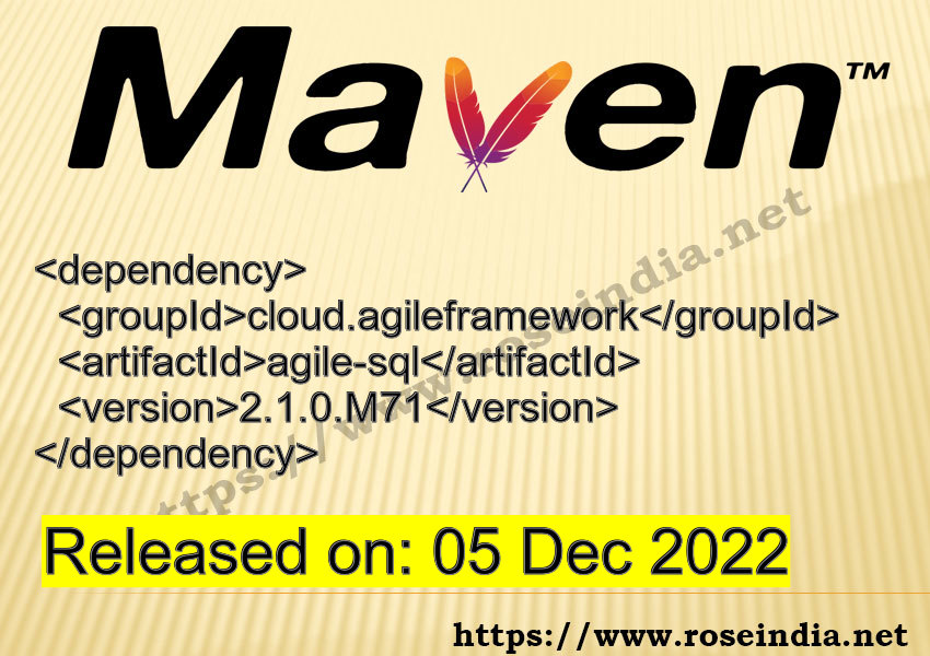 Maven Dependency release