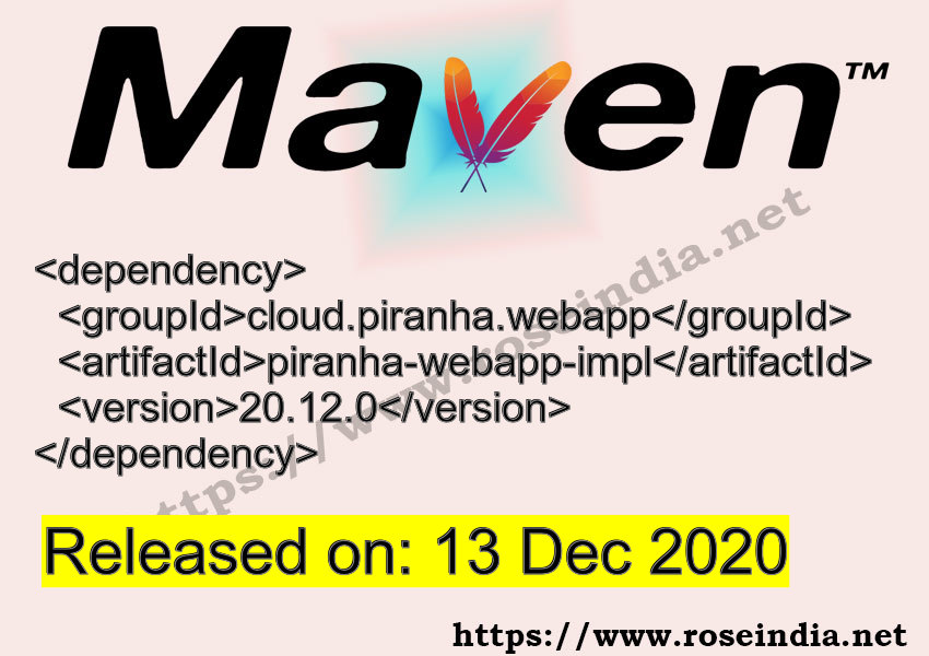 Maven Dependency release
