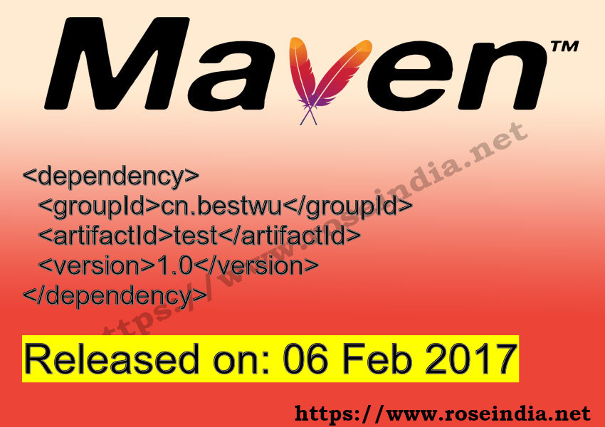Maven Dependency release