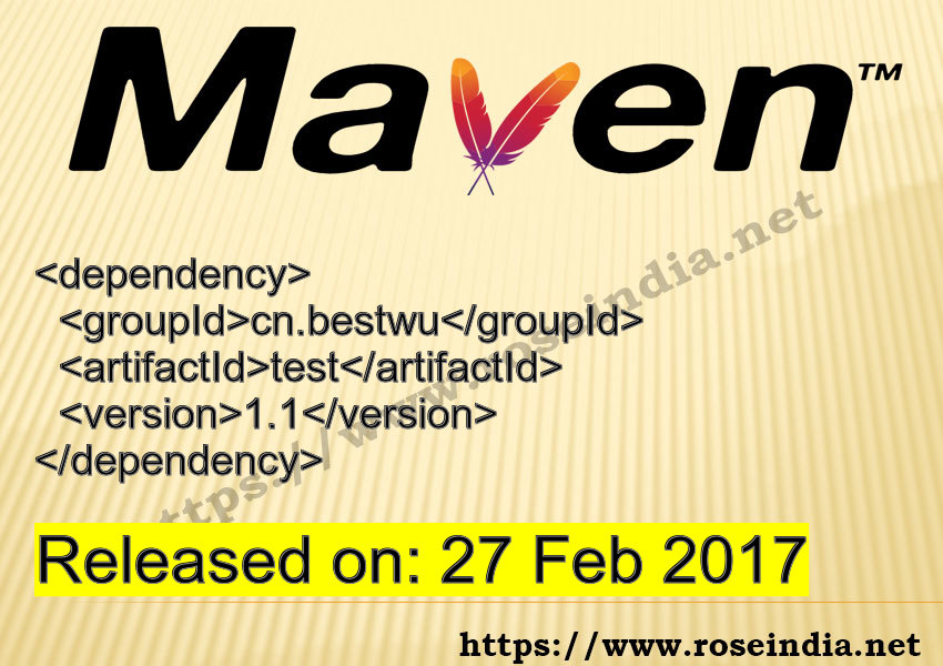 Maven Dependency release
