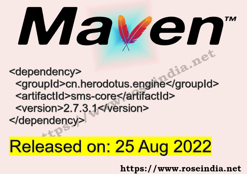 Maven Dependency release
