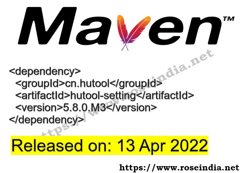 Maven Dependency release