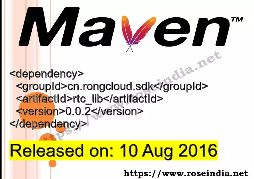 Maven dependency for GROUP_ID - ARTIFACT_ID version VERSION_ID is released. Learn to use ARTIFACT_ID version VERSION_ID in Maven based Java projects