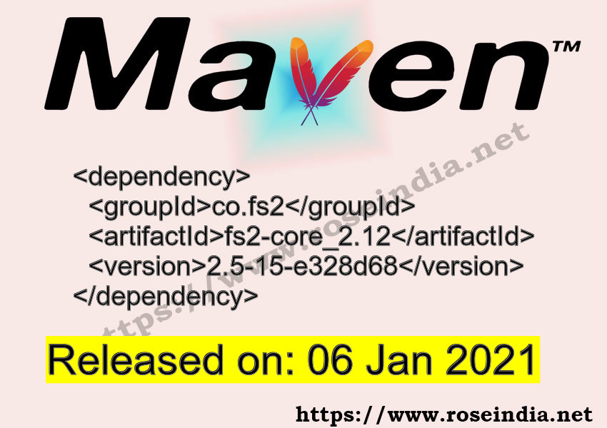 Maven Dependency release