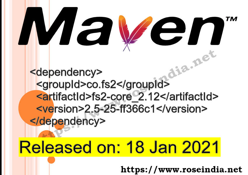 Maven Dependency release