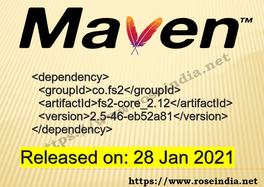 Maven Dependency release