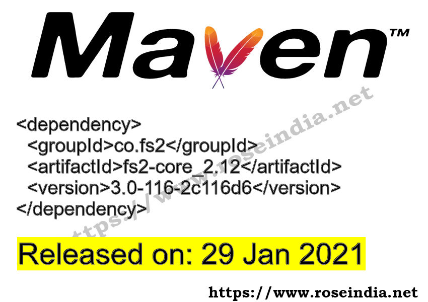 Maven Dependency release